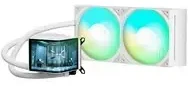 TRYX PANORAMA ARGB 280 All-in-One Liquid Cooling, 3D-AMOLED Ekranas – 280mm, baltos spalvos