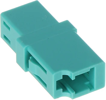 LC-LC optinis adapteris turkio spalvos