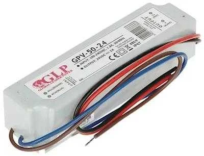 50W LED Maitinimo šaltinis GLP 24V IP67