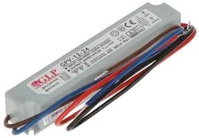 12W LED Maitinimo šaltinis GLP 24V IP67