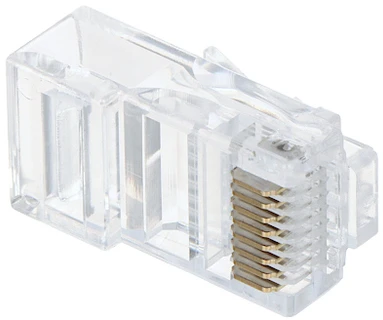 TST Kištukas RJ-45 UTP kabeliui CATe, RJ45T*P100 tipas EZ (PassThrough), 100vnt.