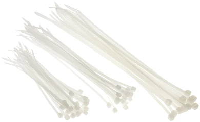 41-405# Oem Laidų tvirtinimo dirželiai balti - 60 vnt
