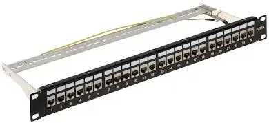 TST „Delta Patch“ skydelis 24x RJ-45 (PP-24 / RJ-FX / 6AC2)