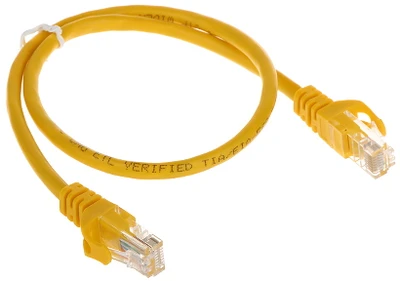 TST Masyvas PATCHCORD RJ45/0,5-Geltonas 0,5 m