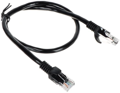 TST Masyvas PATCHCORD RJ45/0.5-Juodas 0.5m