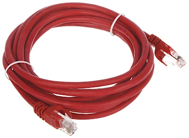 TST Array PATCHCORD RJ45/3.0-Raudonas 3.0 m