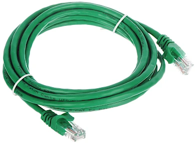 TST PATCHCORD RJ45/3.0-Žalias 3.0 m