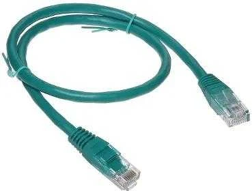 Oem Patchcord kabelis UTP 8c kištukas-kištukas 0.5 m CCA žalia cat.6e