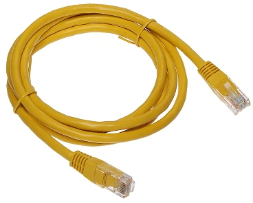 TST Oem Patchcord kabelis UTP 8c kištukas-kištukas 1.5 m CCA geltona cat.6e