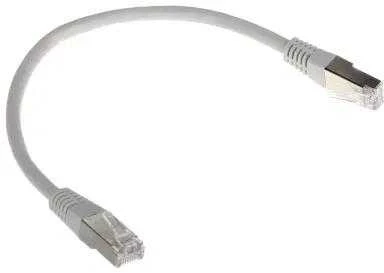 Lanberg 10-Pack Patchcord kat.6 FTP 0.25m pilka Fluke Passed