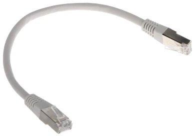 Lanberg 10-Pack Patchcord kat.6 FTP 0.25m pilka Fluke Passed