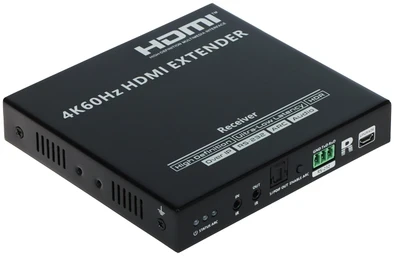 HDMI-EX-IP-4K-X1/RX imtuvas su RS-232 jungtimi