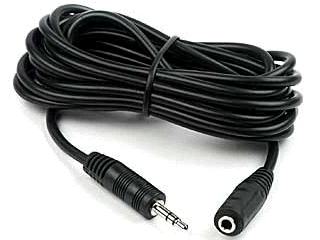 AUX ilgintuvas 3.5mm 5m juodas
