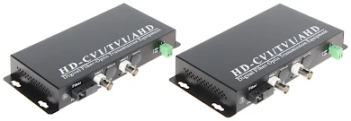 TST OVH- 2D / SC 2x VIDEO + RS-485 COMPLET TXRX