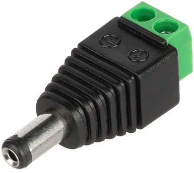 Kita Kištukas maitinimo kabeliui 5,5mm (M) su prisukamomis jungtimis 1 vnt.