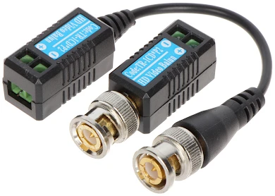 TST video balun keitiklių pora su BNC jungtimis