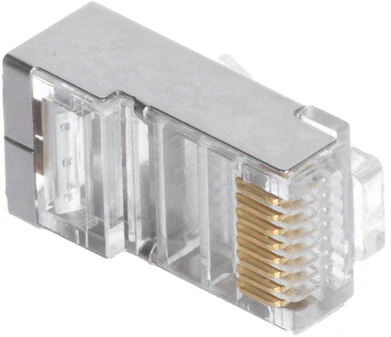 TST MODULINIS EKRANUOTAS KIŠTUKAS RJ45/EKRANAS*P100