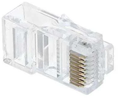 TST Kištukas RJ-45 UTP kabeliui CATe, RJ45T*P100 tipas EZ (PassThrough), 100vnt.