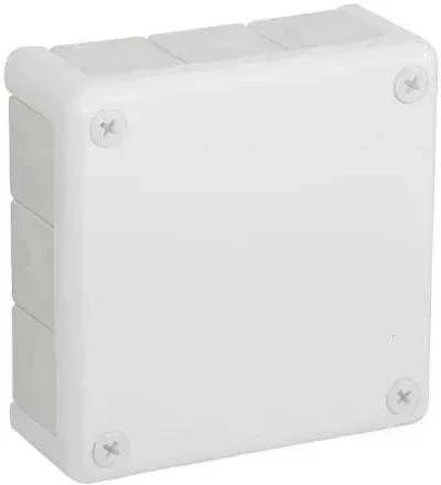 Tuščia ant paviršiaus montuojama dėžutė su 12 įvadų VIPLAST VP-51 Baltas IP55 118x118x46mm 051-01