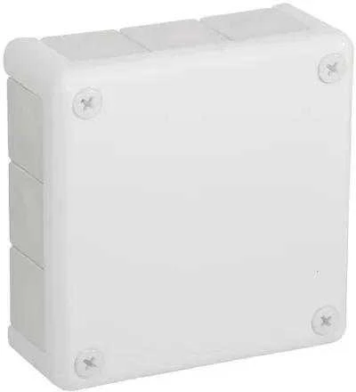 Tuščia ant paviršiaus montuojama dėžutė su 12 įvadų VIPLAST VP-51 Baltas IP55 118x118x46mm 051-01