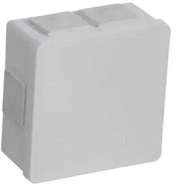 Tuščia ant paviršiaus montuojama dėžutė su 6 įvadais VIPLAST VP-02 click Baltas IP55 86x86x40mm 002-01
