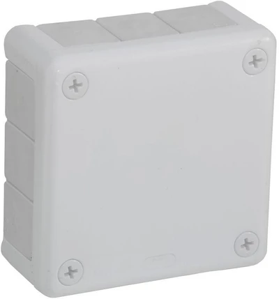 Tuščia ant paviršiaus montuojama dėžutė su 12 įvadų VIPLAST VP-41 Baltas IP55 98x98x42mm 041-01