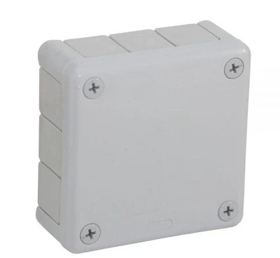 Tuščia ant paviršiaus montuojama dėžutė su 12 įvadų VIPLAST VP-41 Pilkas IP55 98x98x42mm 041-03