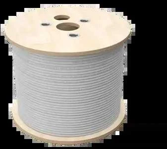 U/UTP cat.5e kabelis, telekomunikacijų, LSOH, B2ca "FireHardy" 4x2x24 AWG, 1Gb/s, 250 MHz, 25 metų garantija, INTERTEK ETL sertifikatas, pilkas, 500m - ALANTEC