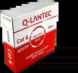 Q-LANTEC U/UTP cat.6A tinklo kabelis, susukta pora, LSOH
