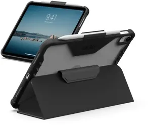 Carruzzo Urban Armor Gear 124487B14340 planšetinio kompiuterio dėklas 27,7 cm (10.9″) „Folio“ Juoda, Permatomas