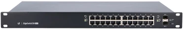 Šakotuvas Ubiquiti | Jungiklis | ES-24-250W | Tvarkomas žiniatinklis | Montuojamas ant stovo | Gigabit Ethernet (vario) jungtys kiekis 24 | SFP jungtys kiekis 2 | 12 mėn.
