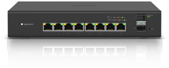 Šakotuvas UBIQUITI ES-8-150W Ubiquiti ES-8-150W 8 prievadų + 2xSFP Gigabit PoE jungiklis 24V/48V 802.3af/802.3at
