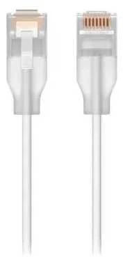 Ubiquiti UACC-Cable-Patch-EL-1M-W tinklo kabelis Translucent, Baltas Cat6