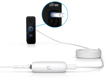 UBIQUITI G4 DOORBELL PRO POE Į USB-C KABELĮ. SEPTYNIŲ METRŲ USB KABELAS, SUJUNGIAMAS G4 DORBELL PRO PRIE POE ŠALTINIO