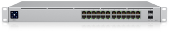 Šakotuvas UBIQUITI USW-Pro-24 valdomas jungiklis 24x 10/100/1000 2x SFP+ 1,3 colio ekranas