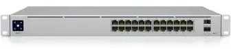 Šakotuvas UBIQUITI USW-Pro-24 valdomas jungiklis 24x 10/100/1000 2x SFP+ 1,3 colio ekranas