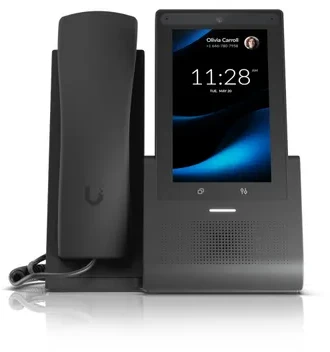 Maršrutizatorius UBIQUITI UTP-G3-TOUCH-PRO stalinis išmanusis telefonas, skirtas UniFi Talk, Bluetooth, PoE