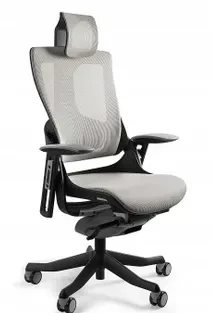 Unique Ergonomiška biuro kėdė su tinkleliu Wau 2 Mesh - Juoda/Snowy