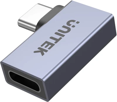 Unitek Adapteris USB-C į USB-C kampinis plokščias 40Gbps