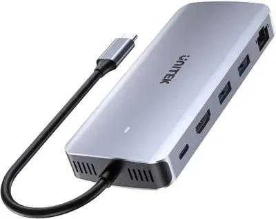 Unitek D1120A01 USB-C 10 Gbps aktyvusis šakotuvas, M.2 disko korpusas, HDMI