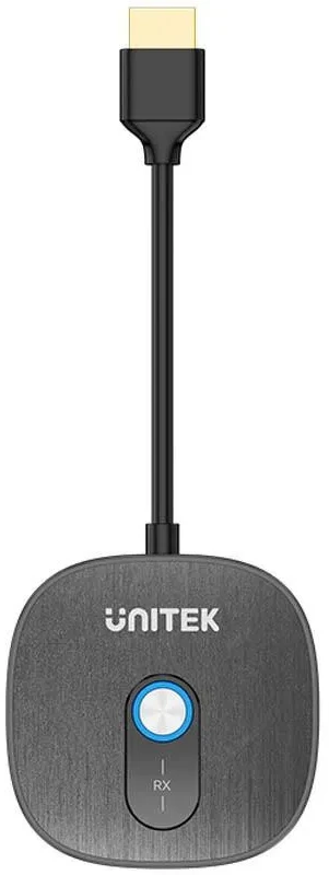 Unitek papildomas belaidis HDMI imtuvas V1711A siųstuvui, juodas