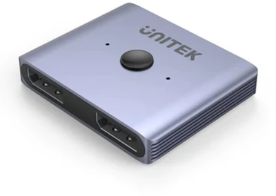 Unitek dvikryptis DP 1.4 8K 2-to-1 jungiklis