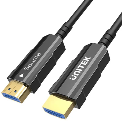 UNITEK C11072BK-50M optinis kabelis HDMI 2.0 AOC 4K 60Hz 50m