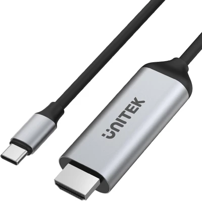 Unitek USB-C į HDMI laidas su aliuminio korpusu