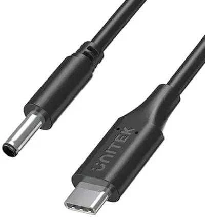 Unitek Maitinimo kabelis Dell nešiojamajam kompiuteriui 65W USB-C - DC4,5