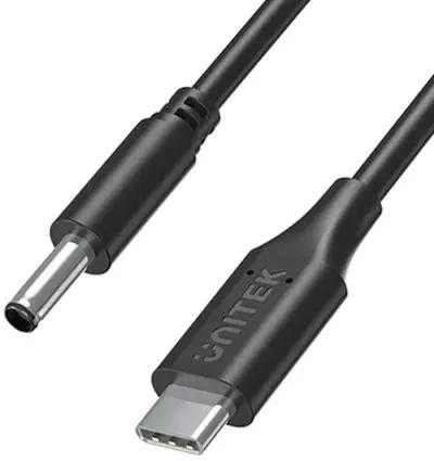 Unitek Maitinimo kabelis Dell nešiojamajam kompiuteriui 65W USB-C - DC4,5