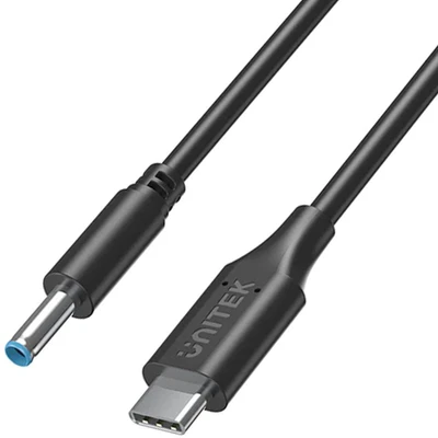 Unitek Kabelis maitinimo šaltinis HP 65W nešiojamam USB-C - DC4.5mm