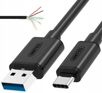 Unitek USB 3.0 - USB-C 3m juoda