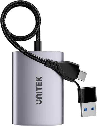 „Unitek“ adapteris USB/C/A su 2 HDMI MST FullHD