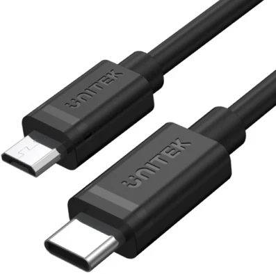Unitek Y-C473BK USB Type-C į microUSB kabelis 1M